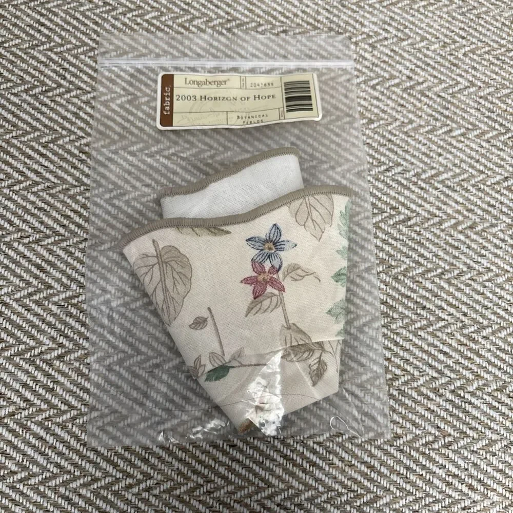 2003‎ Longaberger Horizon of Hope Botanical Fields Basket Liner #2043635